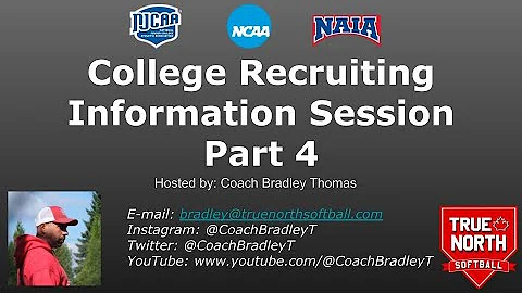 Tips and Tricks to make the YOUR college softball recruiting process easier! by Coach Bradley T
