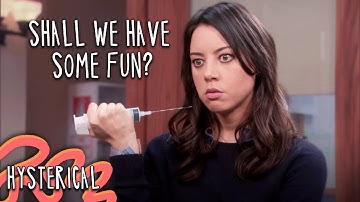 April giving Wednesday Addams energy for 10 minutes straight | Parks and Recreation | Hysterical
