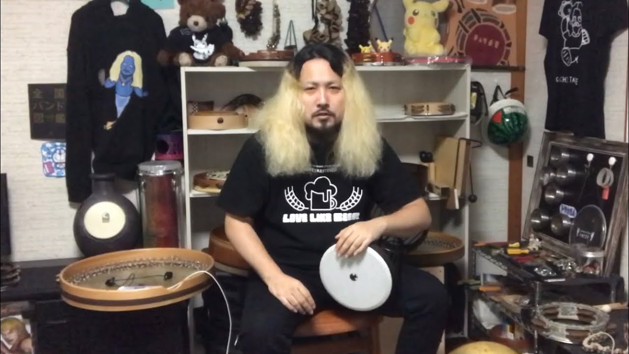 トーキングドラムレッスン how to play hand style talking drum YouTube