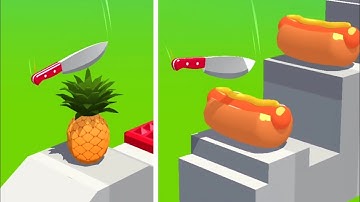 Slice It All Gameplay! Satisfying and Relaxing ASMR Slicing Video