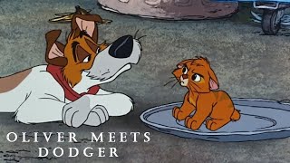 Oliver meets Dodger - Oliver and Company (HD)