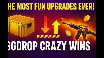 THE MOST FUN UPGRADES EVER! 😱 | GGDROP CRAZY WINS USE MY CODE: YUMBO