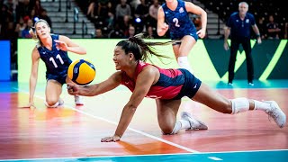 Jast Amazing Volleyball Libero - Justine Wong Orantes | Super SAVEs/DIGs/SETs | VNL 2022 | HD