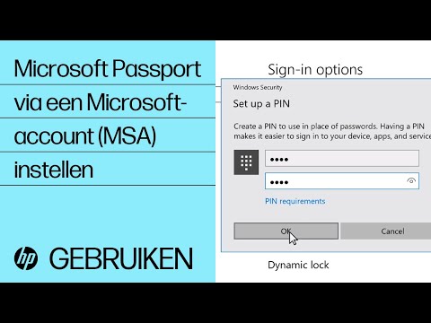 Microsoft Passport via een Microsoft-account (MSA) instellen