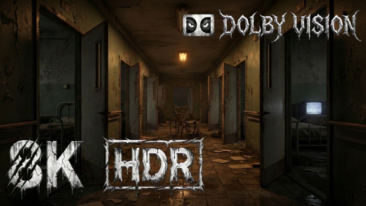 8K Abandoned Hospital Ambience 🏥👻 | 2 Hours of Dark Atmospheric Horror Sounds | Haunted Corridor