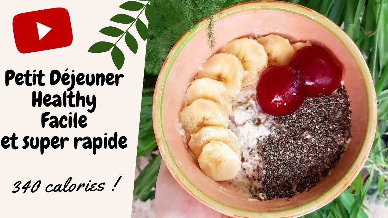 Petit Dejeuner Healthy En 2 Mn Flocons D Avoine Healthy Breakfast فطور صحي و لذيذ بالشوفان Youtube