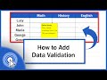 How to Add Data Validation in Excel (Quick and Easy) thumbnail