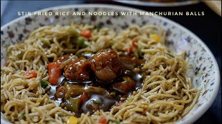 Stir Fried Rice Noodles With Manchurian | Stir Fried Rice Noodles | #StayHome #WithMe-Reena Ki Rasoi