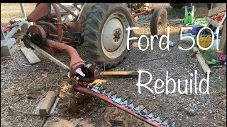 Ford 501 Sickle Mower Rebuild [[New Rock Guards, Knife bar, and Hold Downs]]