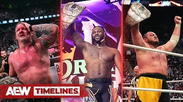 AEW World Championship Title Changes! | AEW Timelines