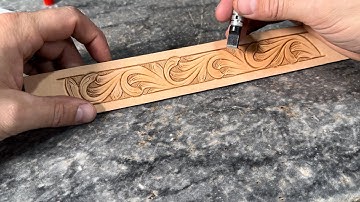 Tooling Belt Pattern 2 - Leather Tooling Pattern Book Volume 1