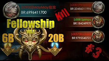 Legacy of Discord: Fellowship WAR • MayMay玫玫 | 6 Billion vs 20 Billion Br | Kill #3