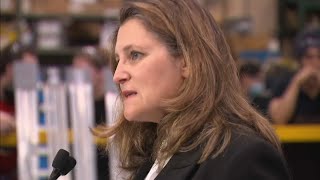 Minister Freeland discusses budget 2024 investments, gas prices, housing plan – April 18, 2024
