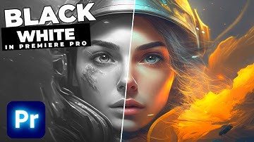 How To Make A Video BLACK And WHITE In Premiere Pro