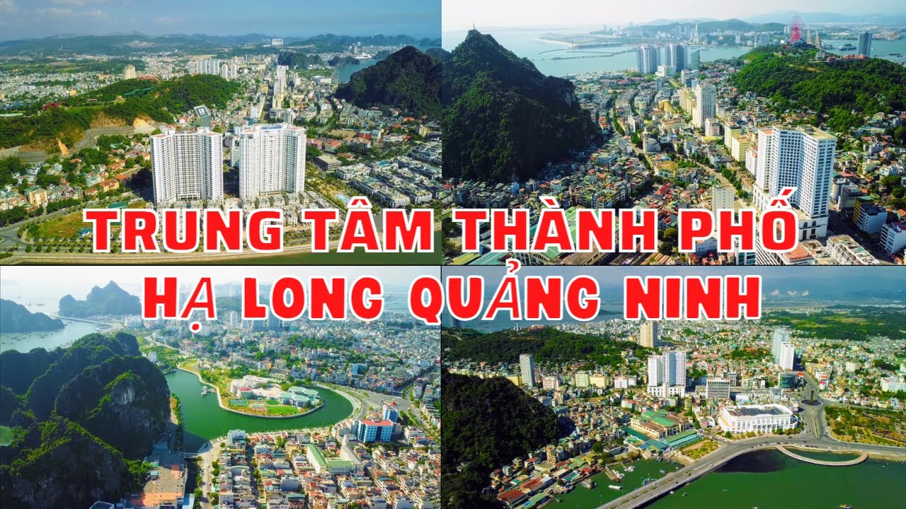 flycam Trung tâm Thành phố Hạ long,flycam Ha Long City... - youtube