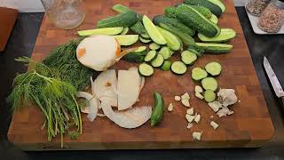 Making Dill Pickles - My Recipe And Way Of Making Them