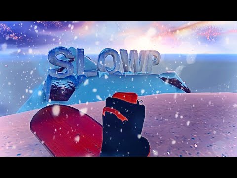VR Snowboarding - SLOWP! Realistic physics, custom maps, footage mode and replays!