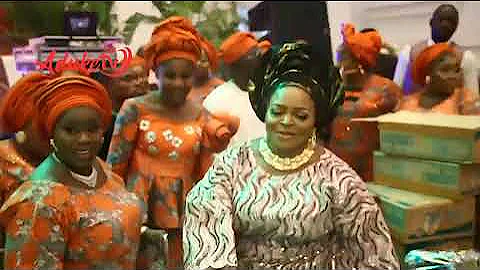 Tope Alabi Dazzles Oba Elegushi's Mother, Olori Elegushi Sinotu  Titilayo 70th birthday.