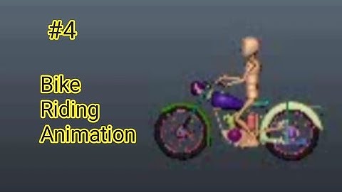 Bike Riding Animation in Maya