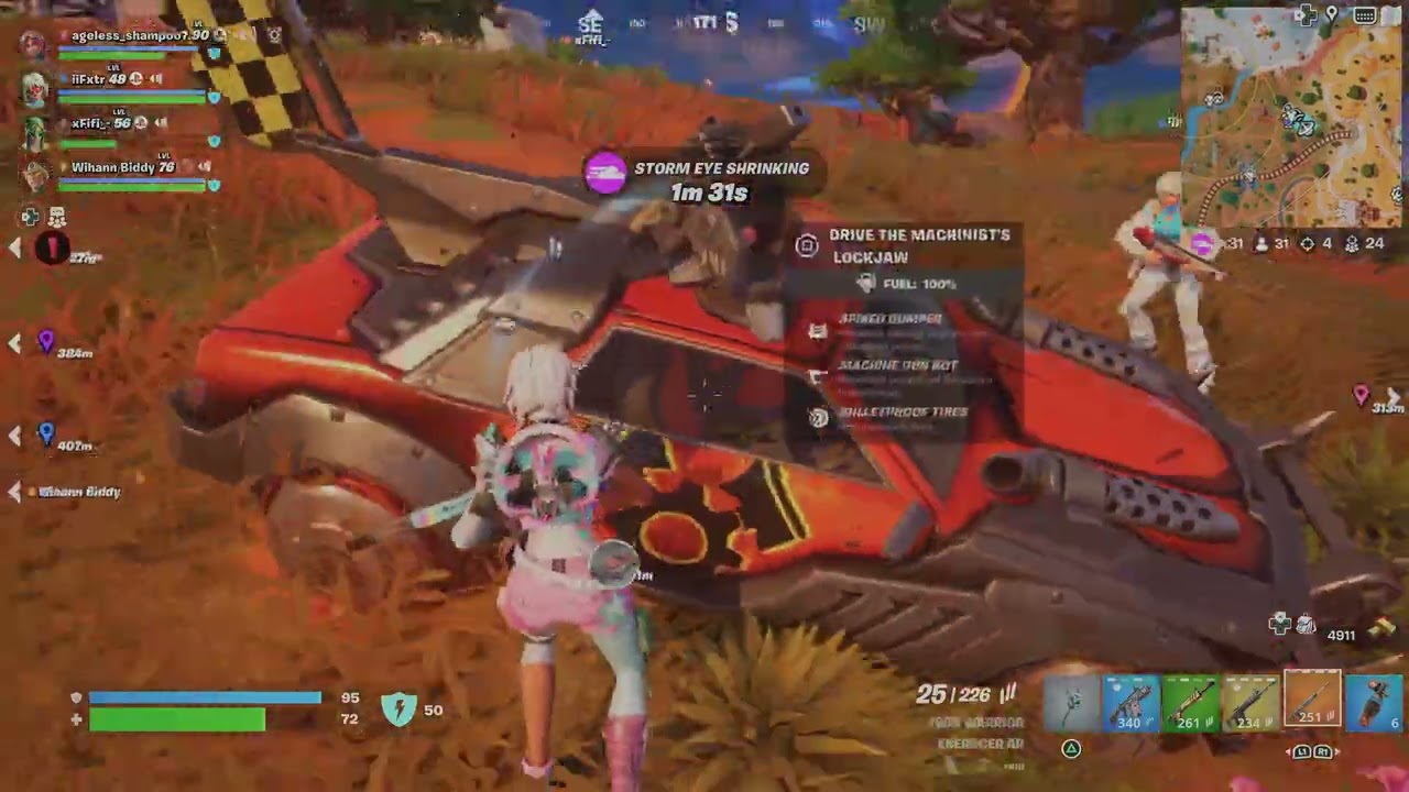 Fortnite Bright Raider Skills