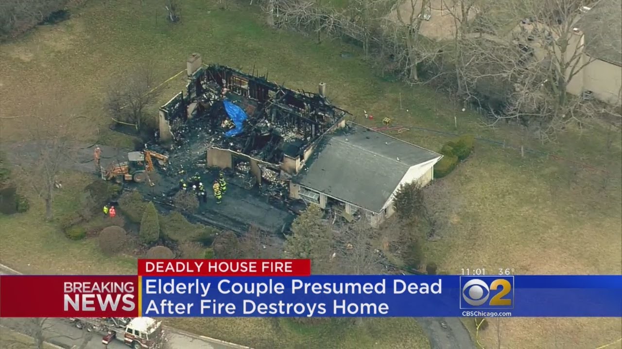 Elderly Couple Dead After Fire Destroys Home - YouTube
