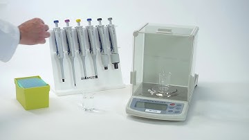 MOOC - Gravimetric test micropipette DIGIPETTE