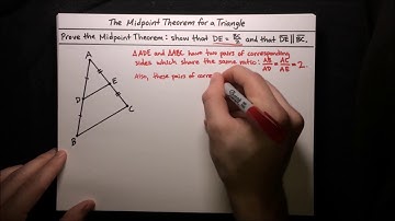 The Midpoint Theorem for a Triangle