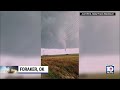 Twin tornadoes struck in Oklahoma