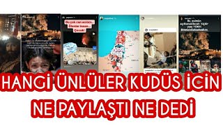 Hangi Ünlüler Kudüs Filistinliler Ve Mescidi Aksa Için Paylaşım Yaptı