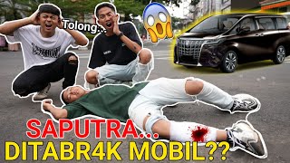 SAPUTRA DITABR4K MOBIL SAMPE KAKINYA PAT4H HARUS DIOP3RASI??😭 | Mikael TubeHD