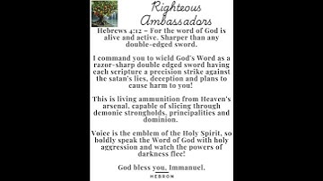 Word as Weapon - God