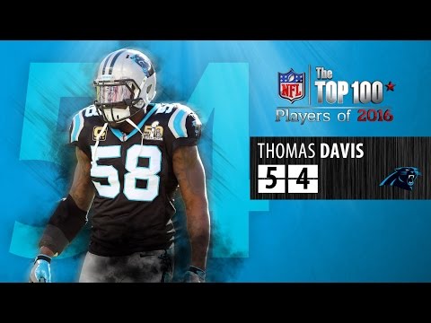 #54: Thomas Davis (LB, Panthers) | Top 100 NFL Players of 2016