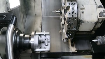 OKUMA GENOS L400 2-AXIS CNC TURNING CENTER LATHE