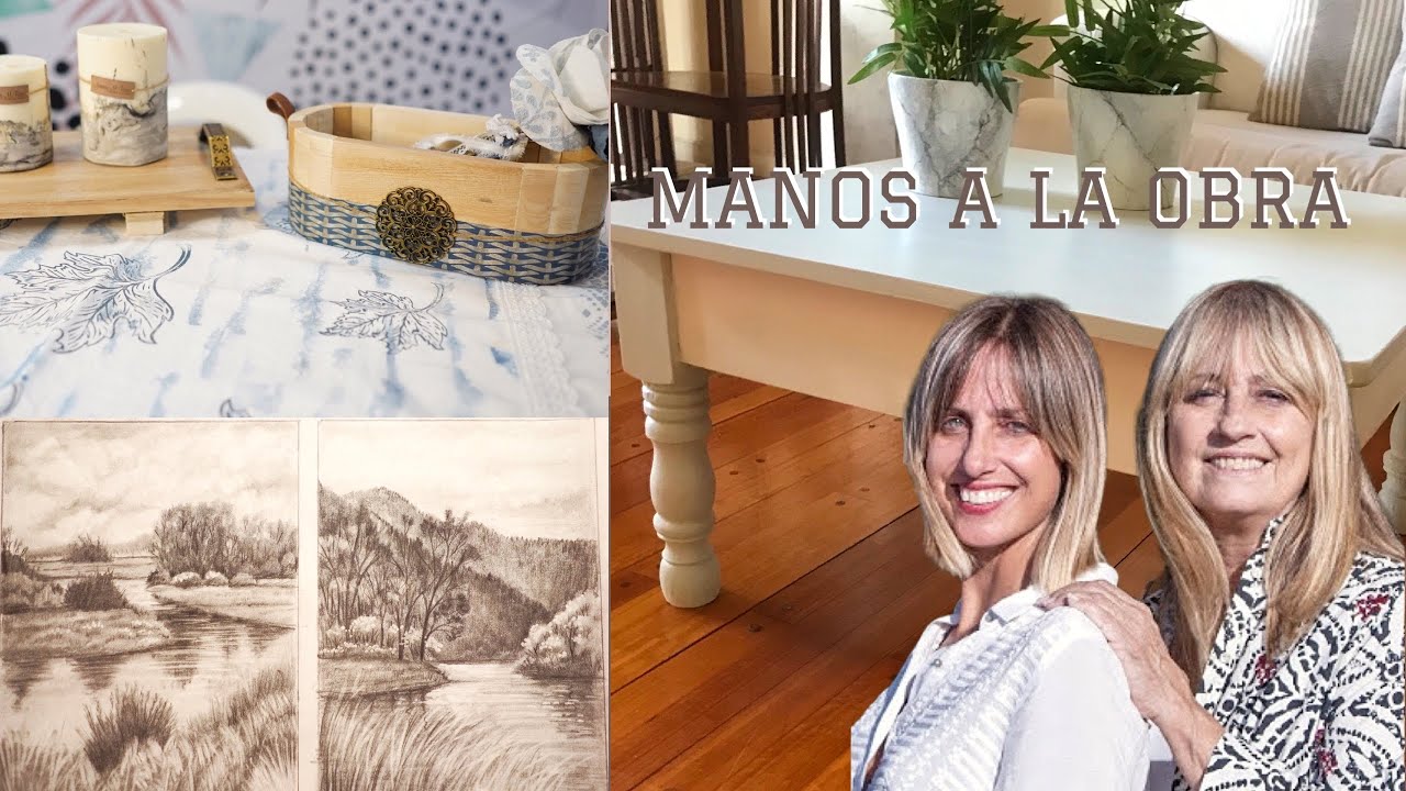 Manos a la Obra 2023 Programa 22 Renovar muebles Chalk Paint Dibujo Batik  Stencil sobre Madera