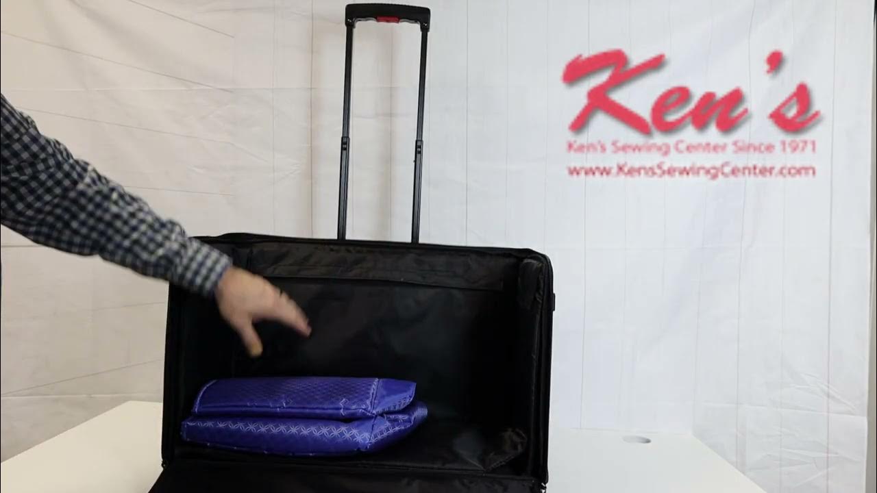 Sewing Machine Travel Bag Trailer Video 