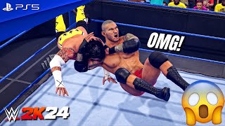 WWE 2K24 - CM Punk vs. Randy Orton - WWE Championship Match at WrestleMania 25 | PS5™ [4K60]