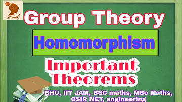Theorem of  Homomorphism | Group Theory | @ritzymaths1507
