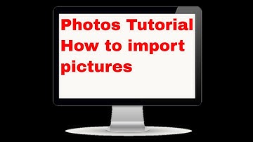 Photos Tutorial | How to import pictures into photos app on a mac