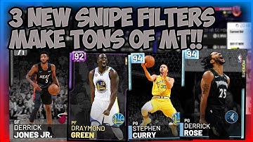 NBA2K19 3 NEW SNIPE FILTERS - MAKE TONS OF MT CONSISTENTLY - AMY AND SILVER FILTERS!!!