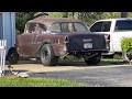 Old School 55 Chevy 4-Speed Gasser, Southeast Gassers Association