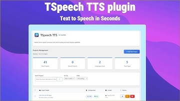 TSpeech TTS  - Text To Speech Plugin Wordpress