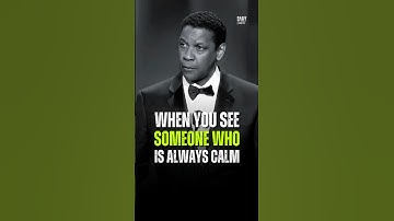 When You See Someone Who Is Always Clam - Denzel Washington #motivation #denzelwashington #shorts