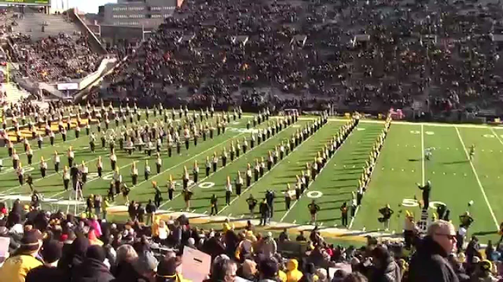 Hawkeye Marching Band Pregame Show 11/1/14