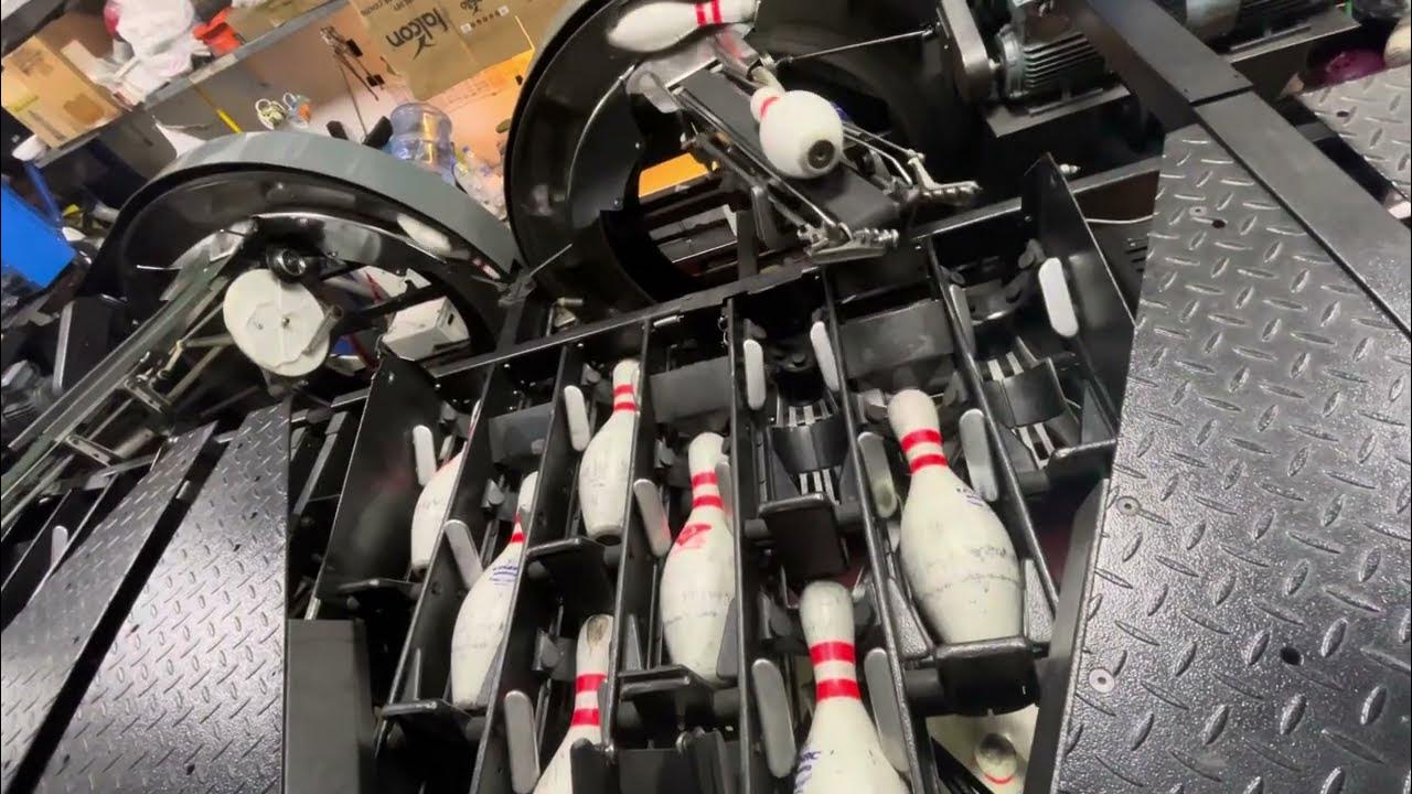 How Bowling machine works Bowling pins Bowling machine technology