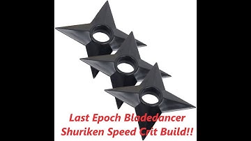 0.8D Bladedancer Shuriken Crit Speed Build!!!