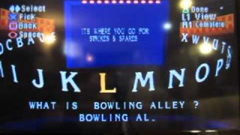 Jeopardy! Playstation Run Game 1: Part 1