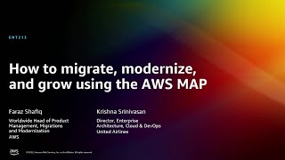 AWS re:Invent 2022 - How to migrate, modernize, and grow using the AWS MAP (ENT213)