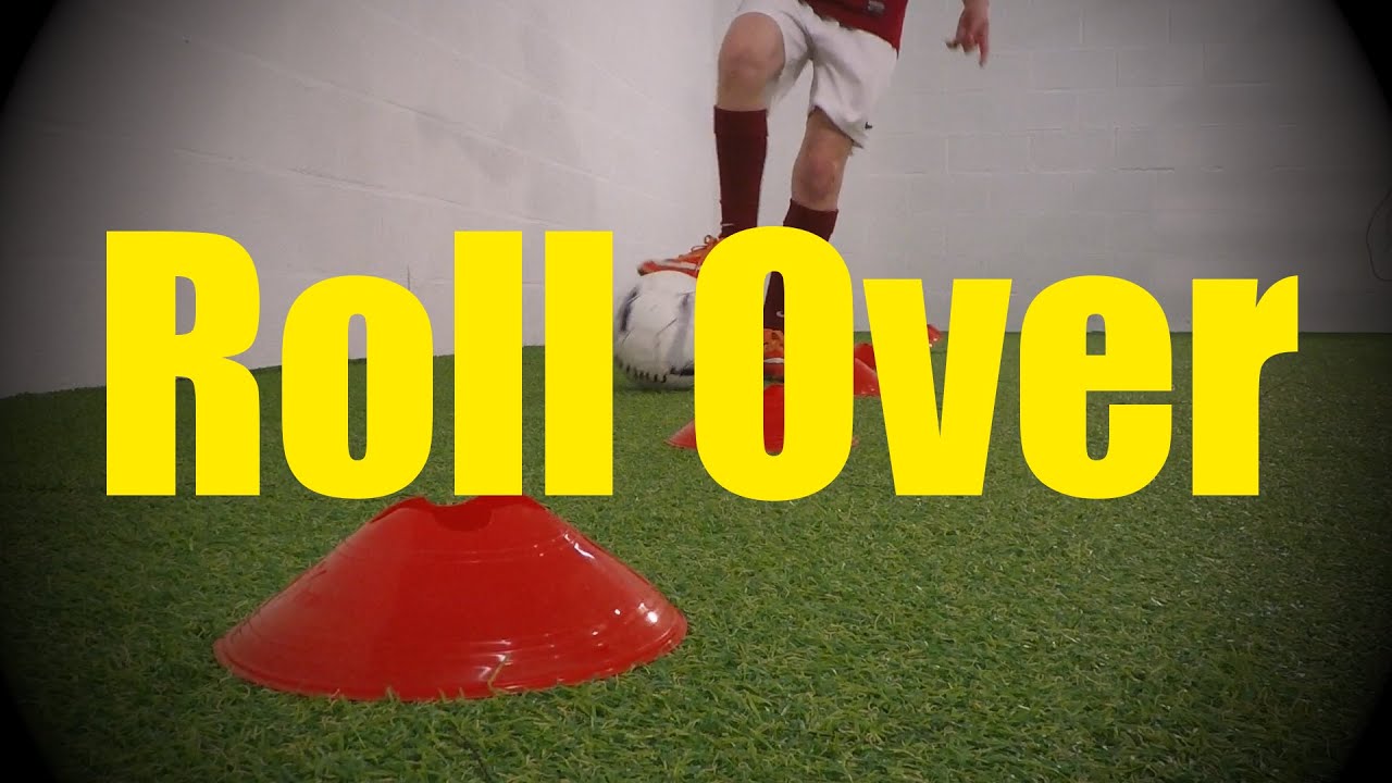 Roll Over Cones Dribbling Drills Soccer (Football) Ball Mastery