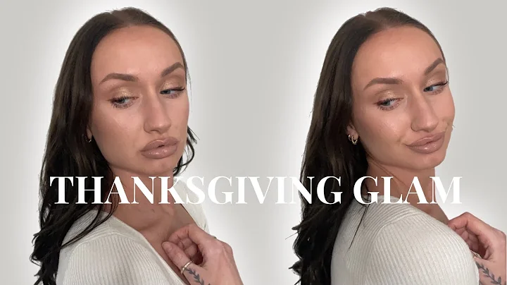 THANKSGIVING SOFT GLAM | Cranberry + Gold