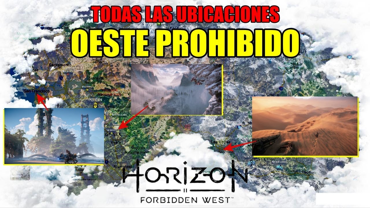 TODAS LAS UBICACIONES DEL OESTE PROHIBIDO - HORIZON 2: OESTE PROHIBIDO - ANALIZANDO EL TRAILER